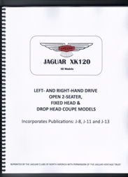 XK120 Authorized parts manual Soft cover under plastic
